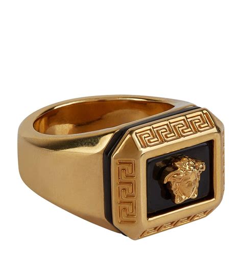 versace gold band|Versace gold jewelry for men.